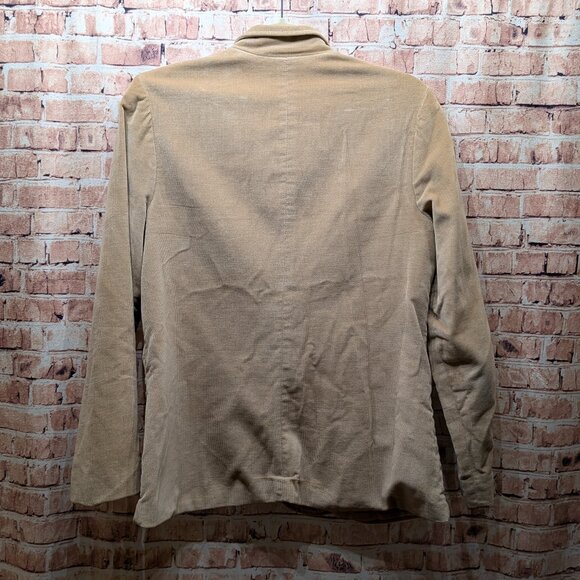 DC Collection VINTAGE Tan Corduroy Blazer Size 14 - Picture 9 of 15